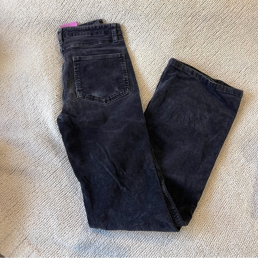 Unif corduroy black flair jeans size 25